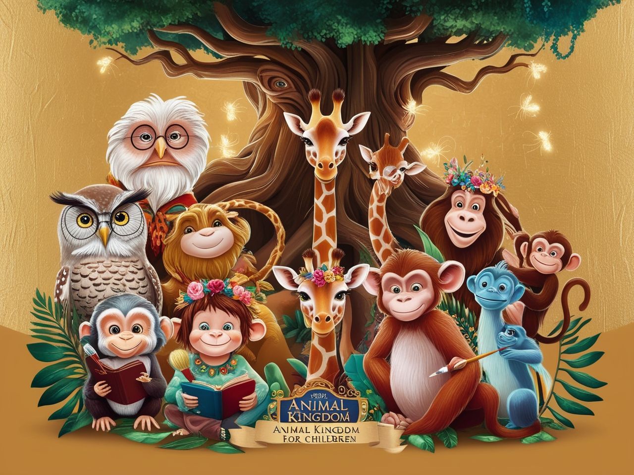 Libro para colorear l Reino Animal. Niños 3-6 años