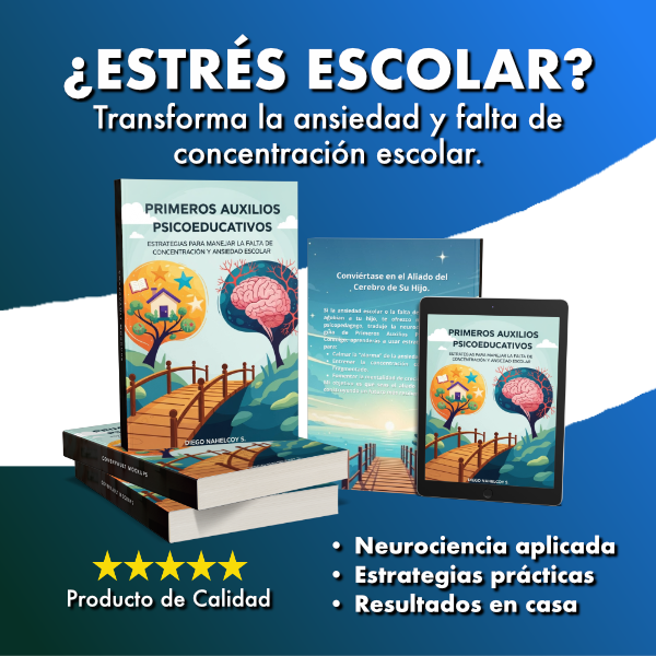 Primeros Auxilios Psicoeducativos ???? Transforma la Frustración y la Ansiedad Escolar en Concentración y Calma