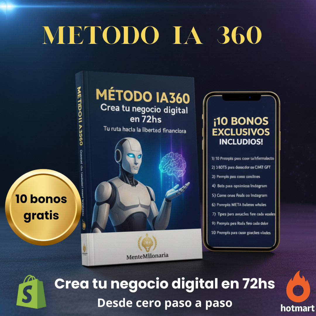 Metodo IA 360 - Crea tu negocio digital en 72hs