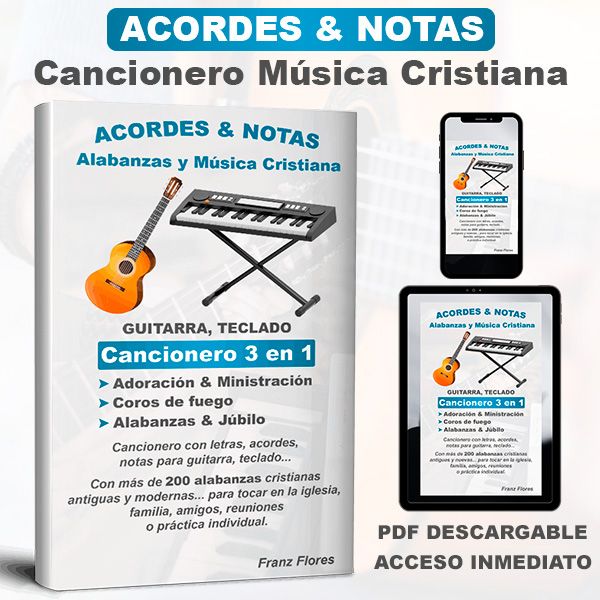 Cancionero con Acordes de Alabanzas Cristianas
