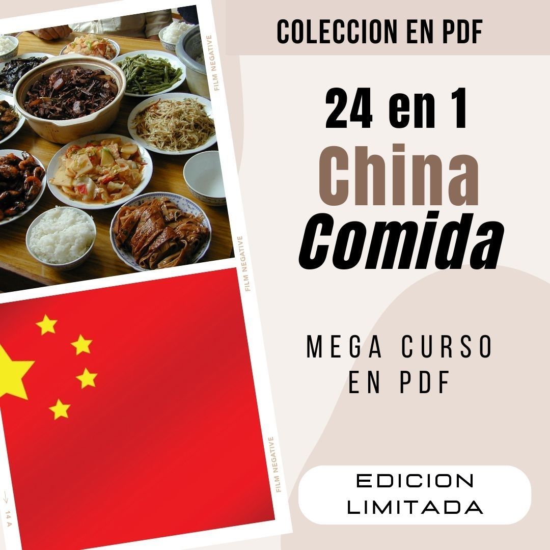 Curso digital de COCINA Y RECETAS CHINAS | 24 ebooks en PDF