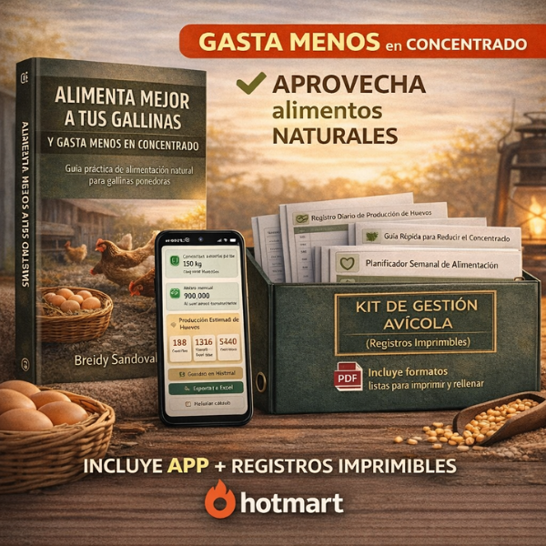 Alimenta mejor a tus gallinas y gasta menos en concentrado