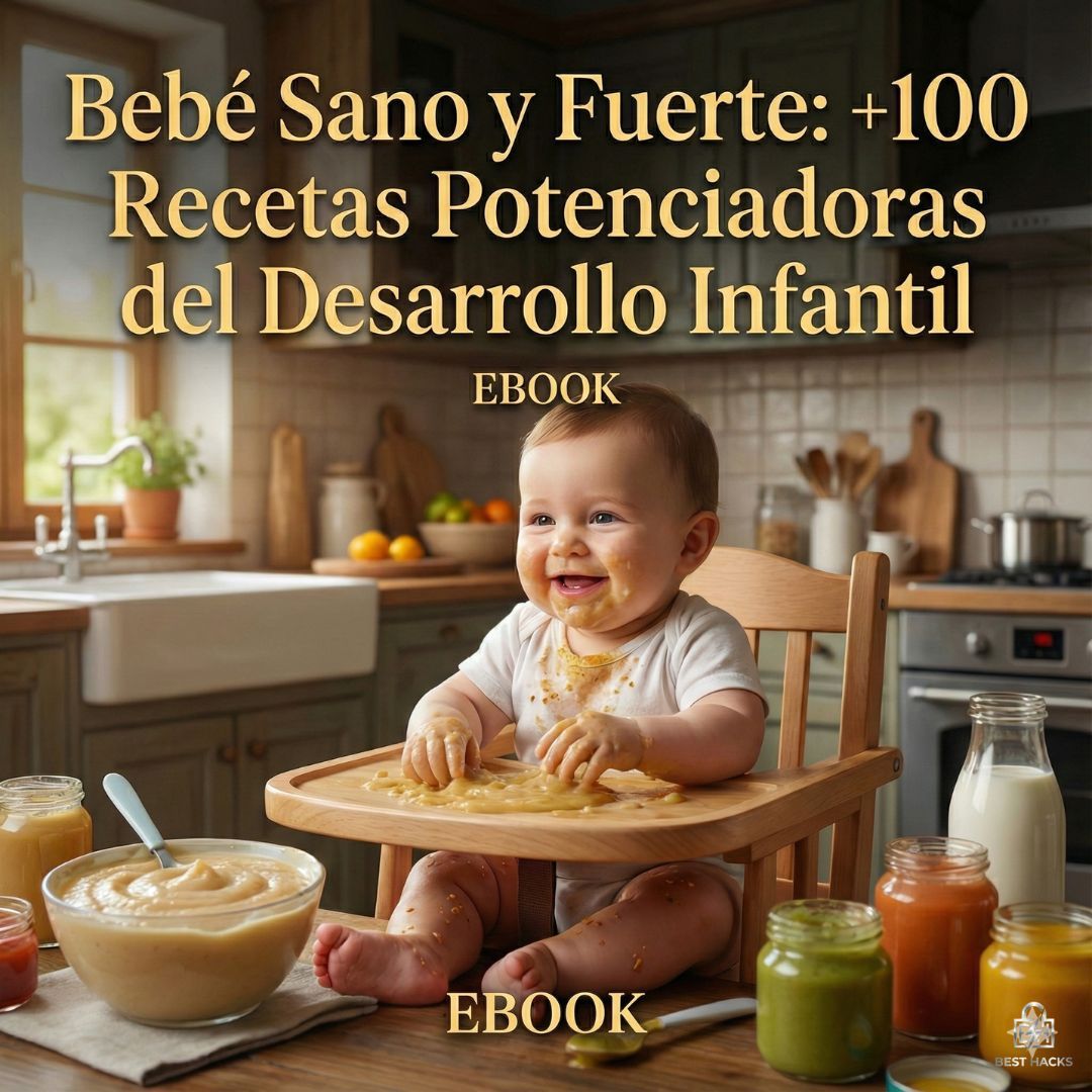 Bebé Sano y Fuerte: +100 Recetas Potenciadoras del Desarrollo Infantil