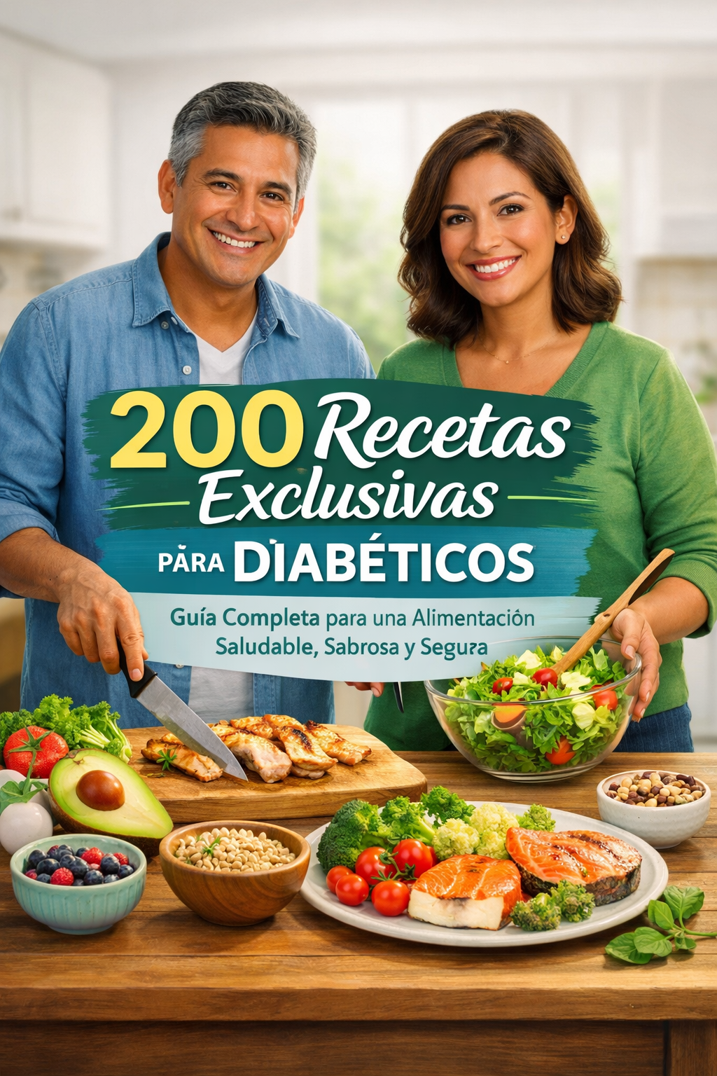 +200 recetas exclusivas para diabéticos (Guia completa + Bonos Especiales)