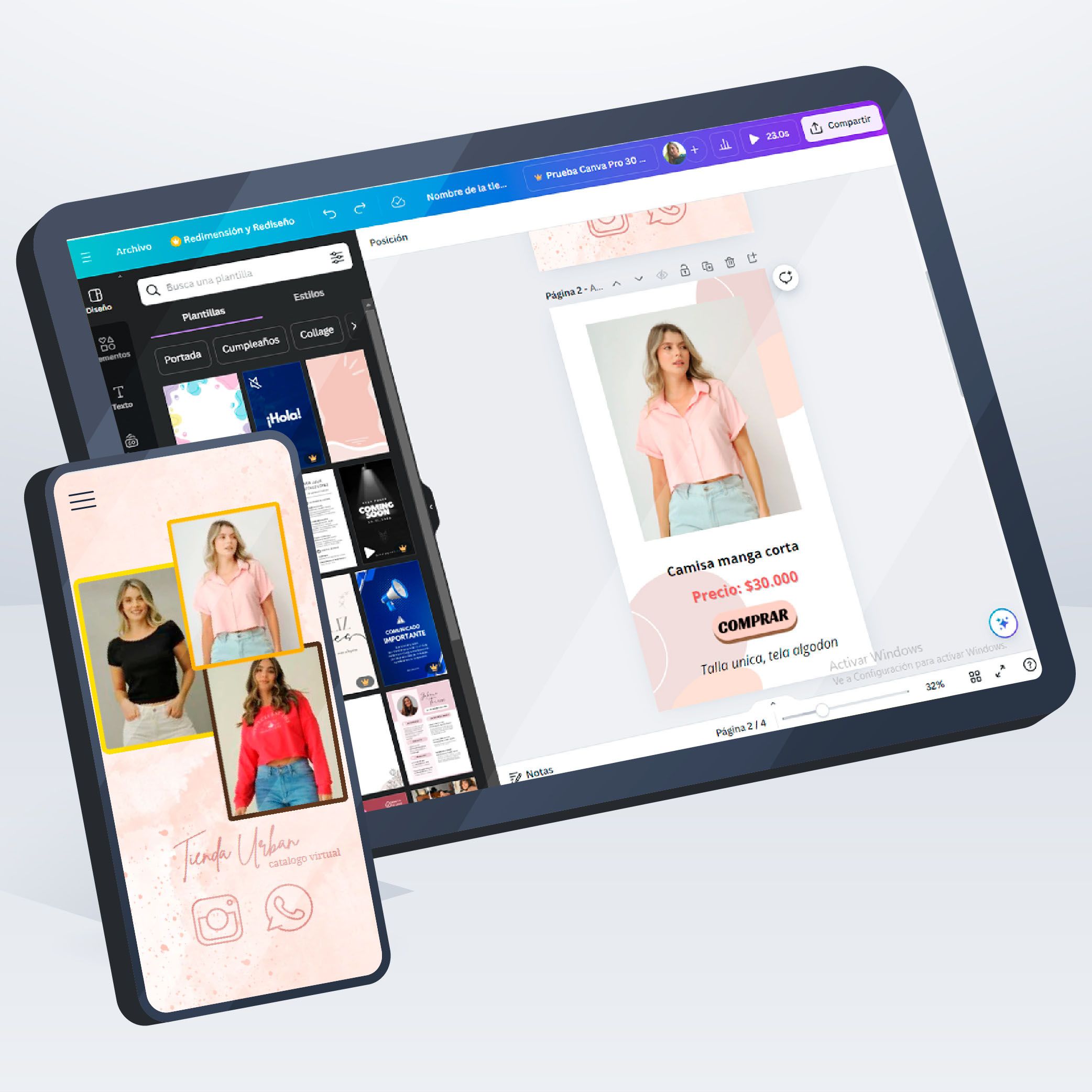 Guía para crear tu catálogo en Canva con links directos a WhatsApp