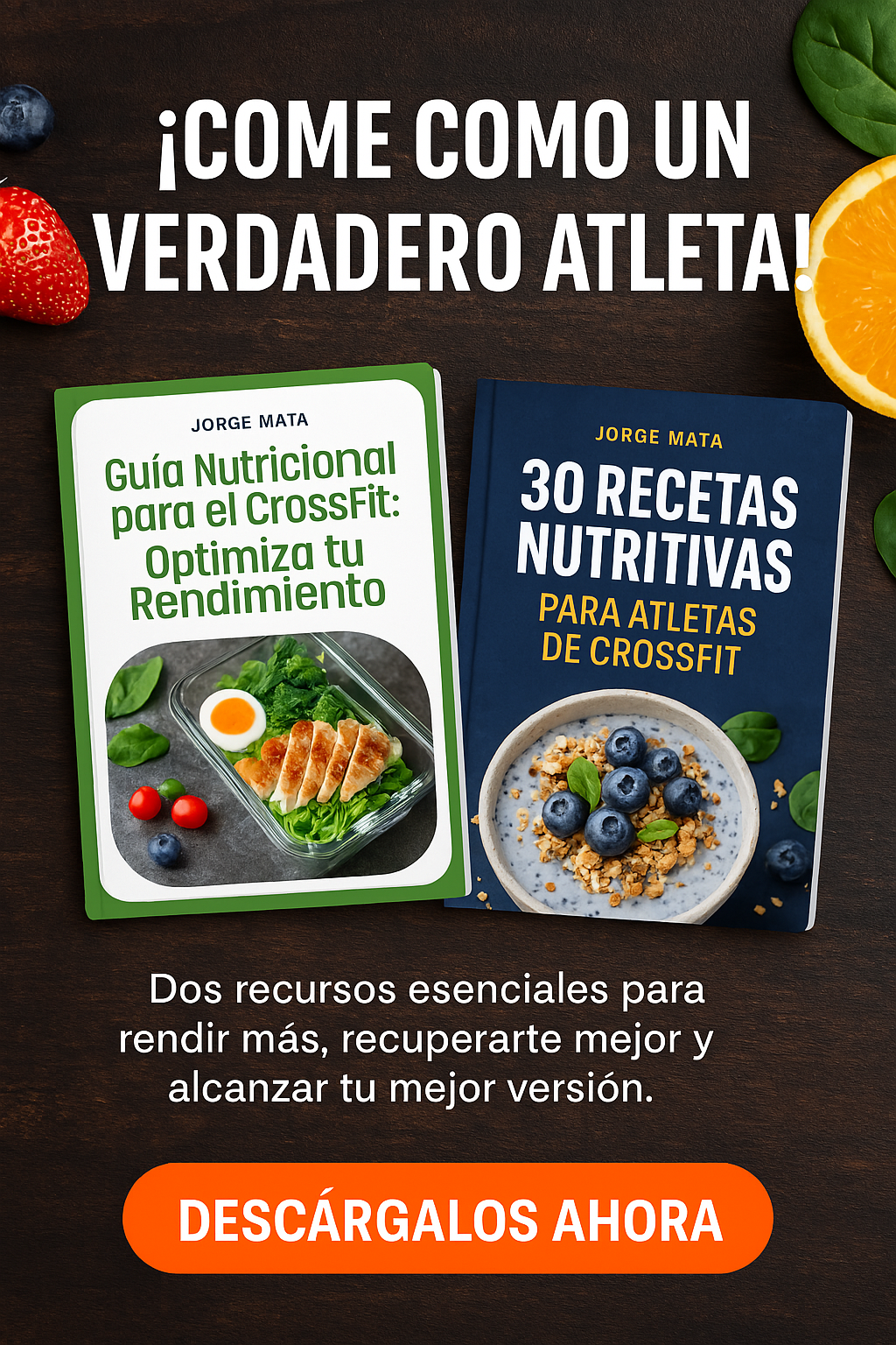 Guía Nutricional para el CrossFit ???? Bono Exclusivo: Con tu compra, recibirás GRATIS : 30 recetas nutricionales diseñadas para atletas de CrossFit