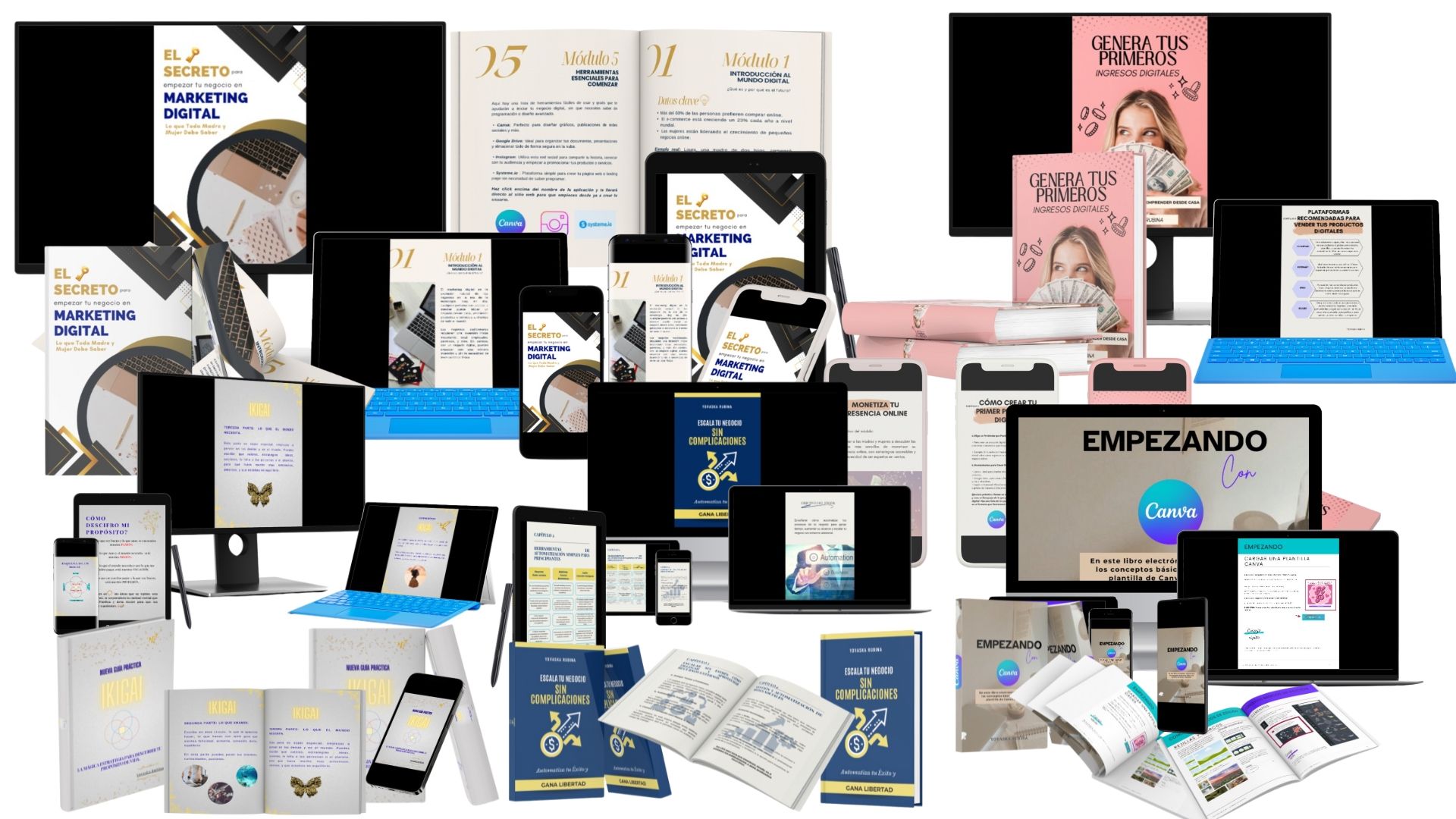 Mega Pack de iniciación digital + Bonos exclusivos