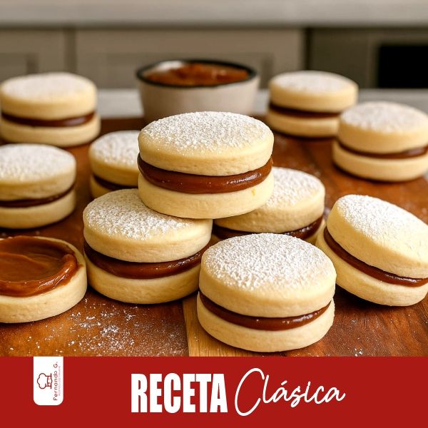 ALFAJORES CON DULCE DE LECHE