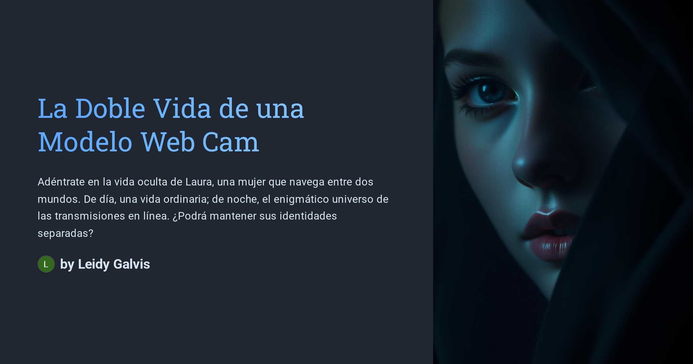 la doble vida de una modelo web cam
