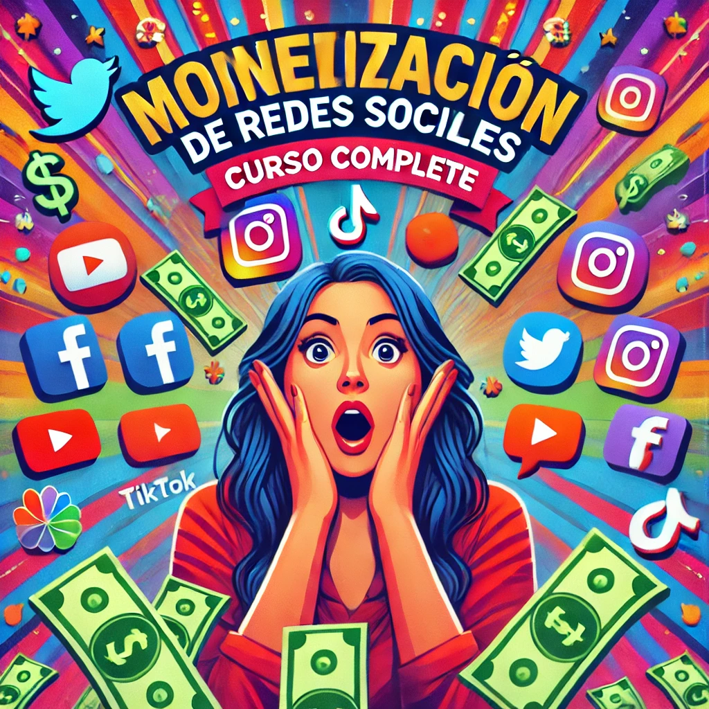 El Poder de las Redes Sociales: + BONO Aprende a Ganar Dinero con Facebook, Instagram, TikTok y Más
