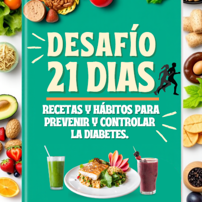 Desafío 21 Días: Recetas y Hábitos para Prevenir y Controlar la Diabetes.