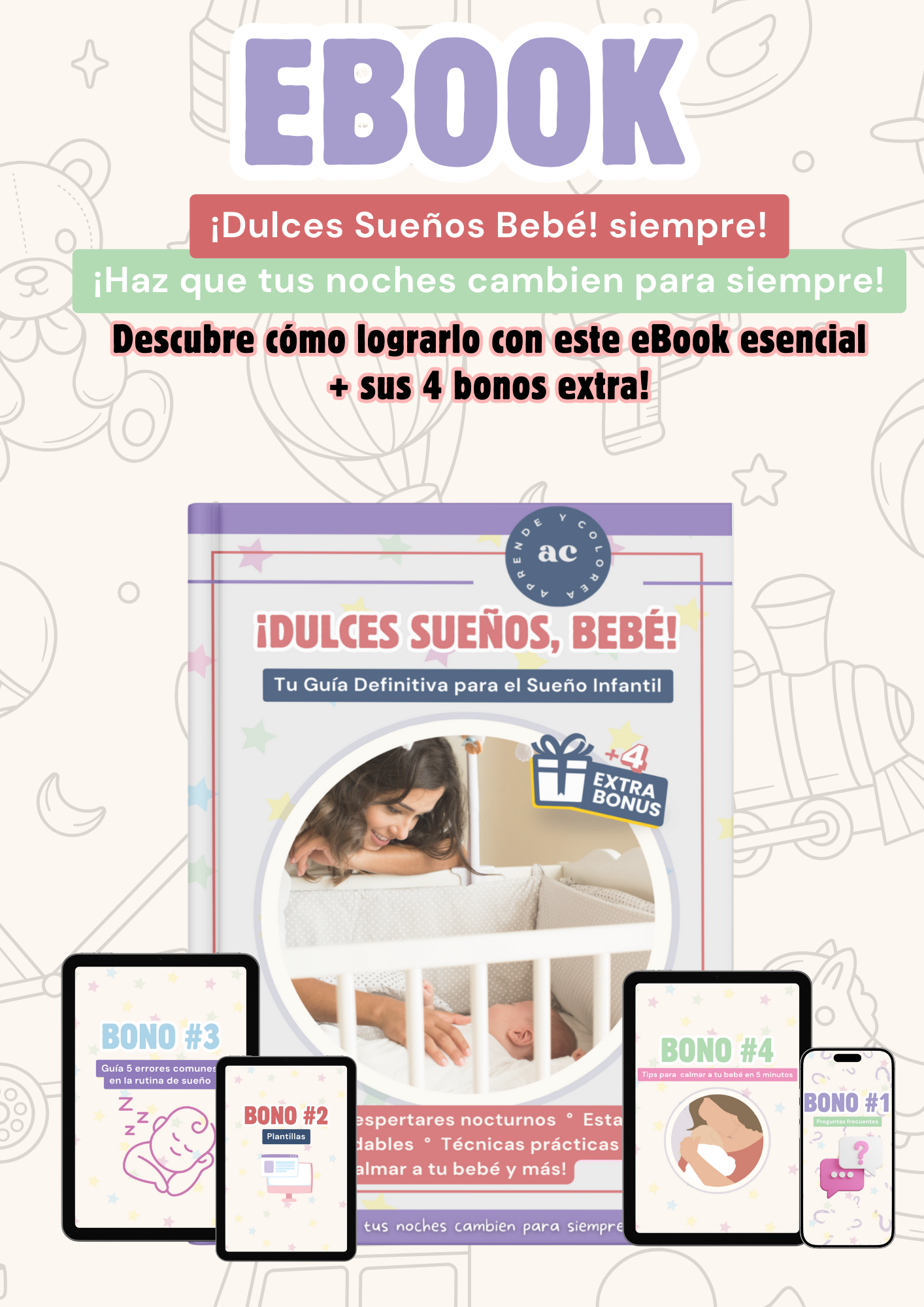 Ebook: Dulces Sueños, Bebé!