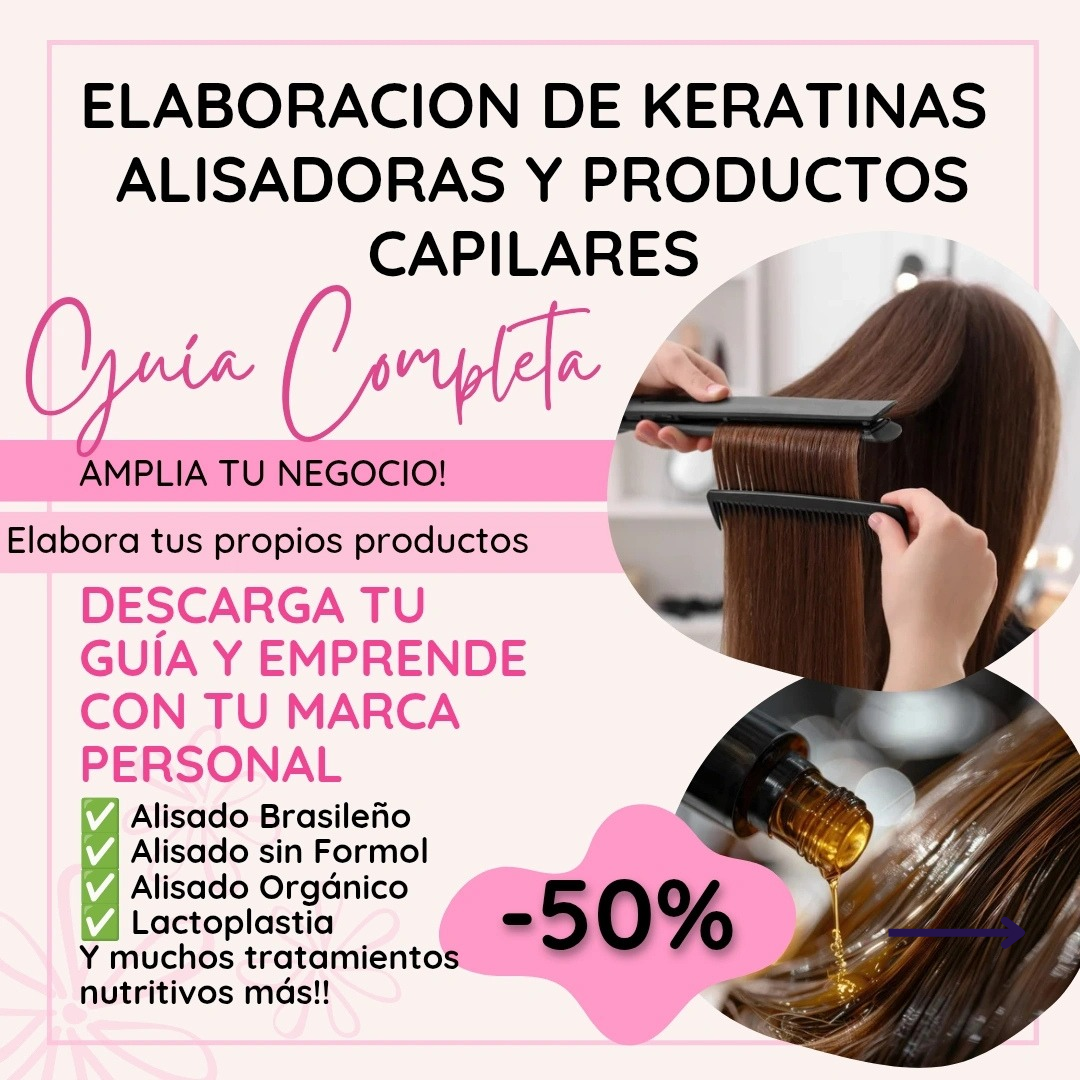 RECETARIO DE FÓRMULAS DE PRODUCTOS CAPILARES