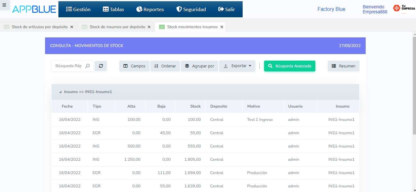 Software Factory Blue Producción - 1 usuario - Plan Inicial