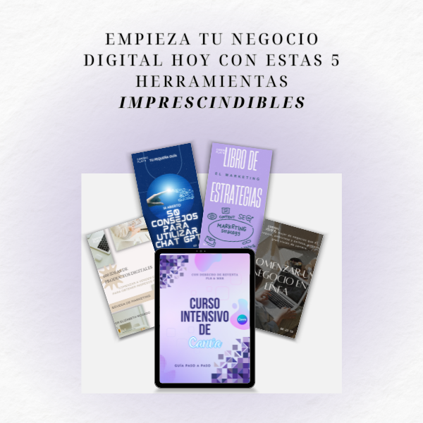 Empieza tu Negocio Digital hoy con estas 5 Herramientas Imprescindibles