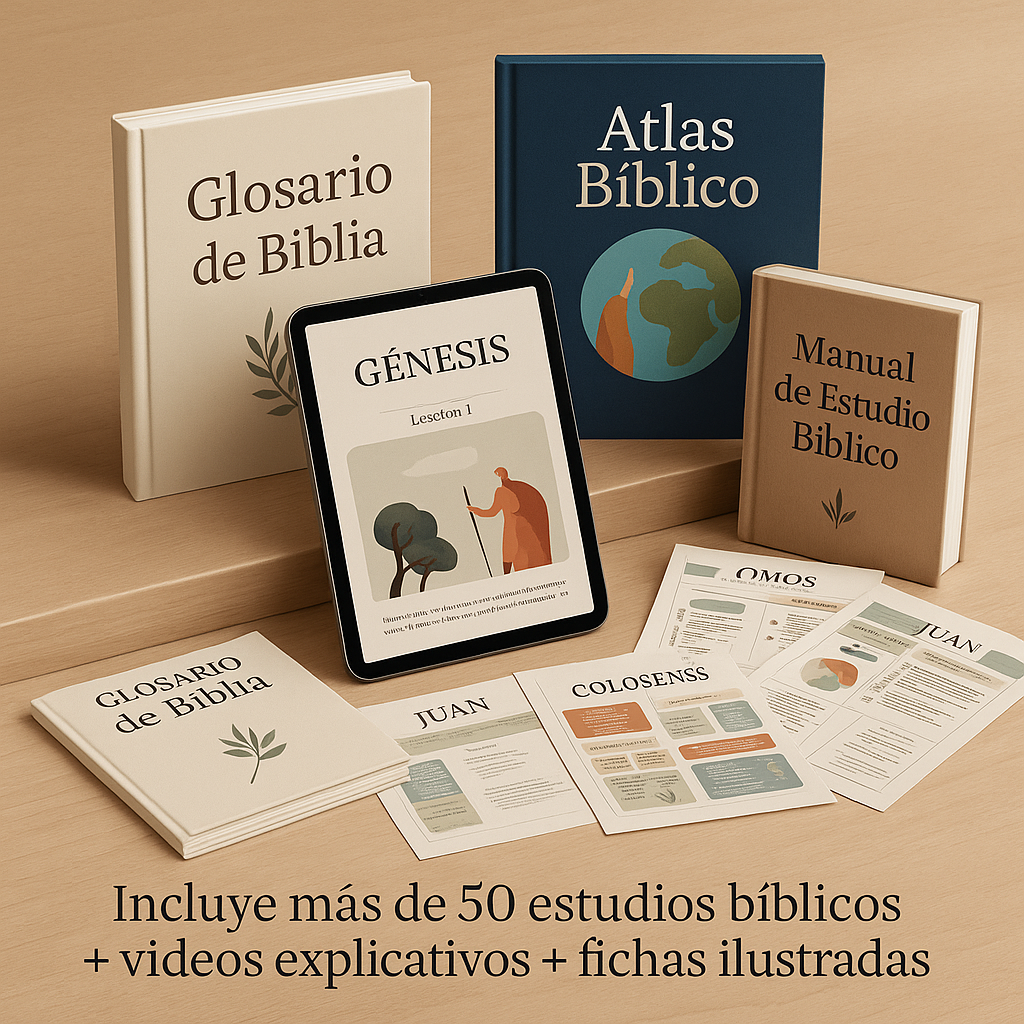 Estudio Bíblico Ilustrado: Plan práctico y visual para comprender la Palabra de Dios desde cero.