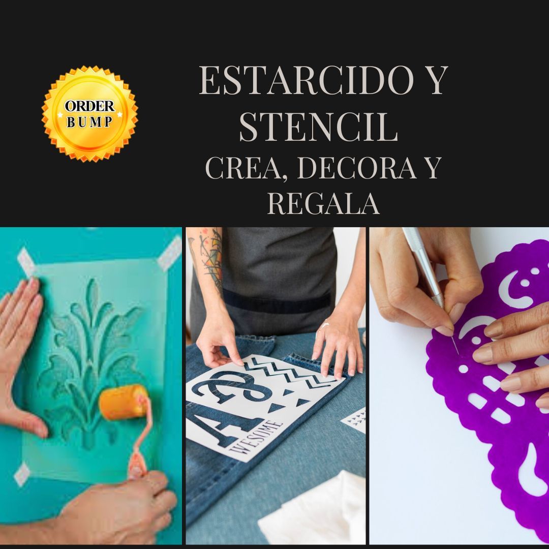 Estarcido y Stencil fácil crea, decora y regala