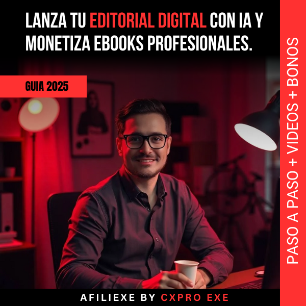 Guía 2025 para lanzar tu editorial digital con IA y monetizar Ebooks profesionales