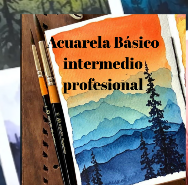 Curso Acuarela Basico a Profesional