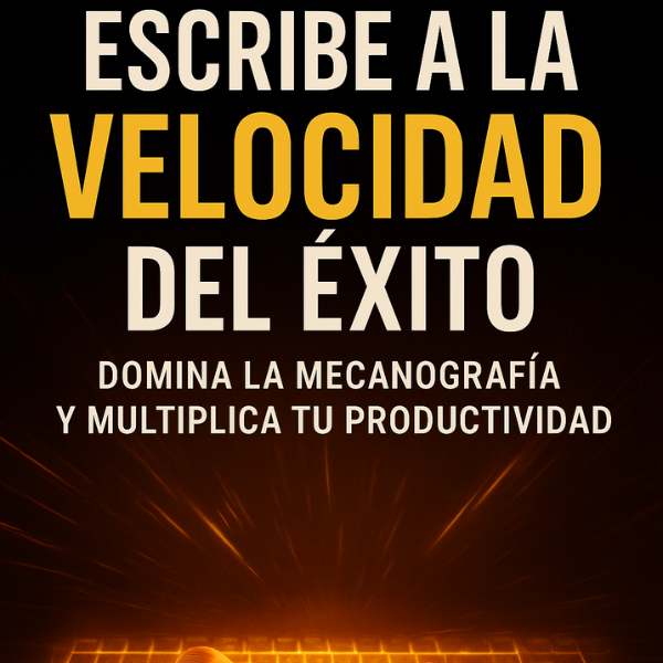 Escribe a la velocidad del éxito; domina la mecanografía y multiplica tu productividad