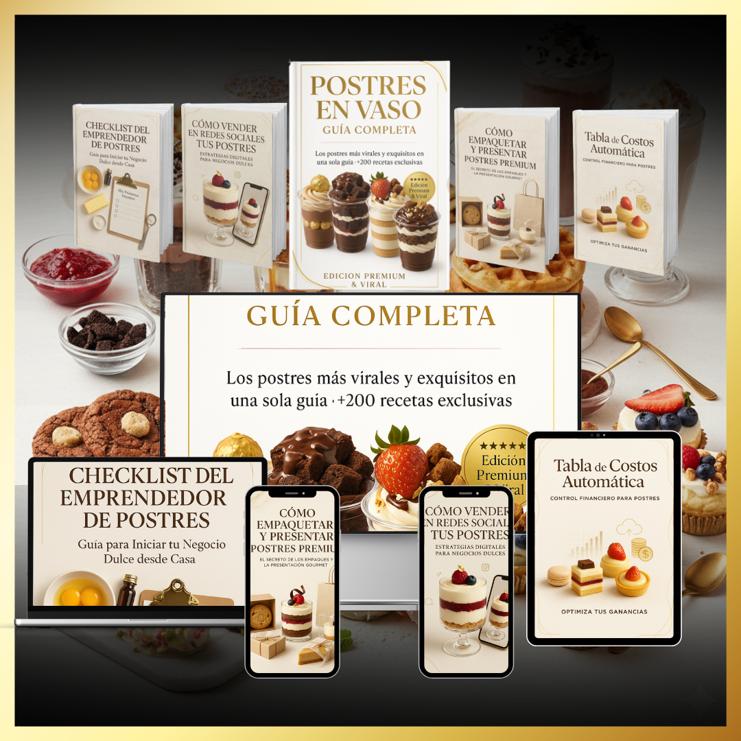 Guía y Negocio de Postres en Vaso