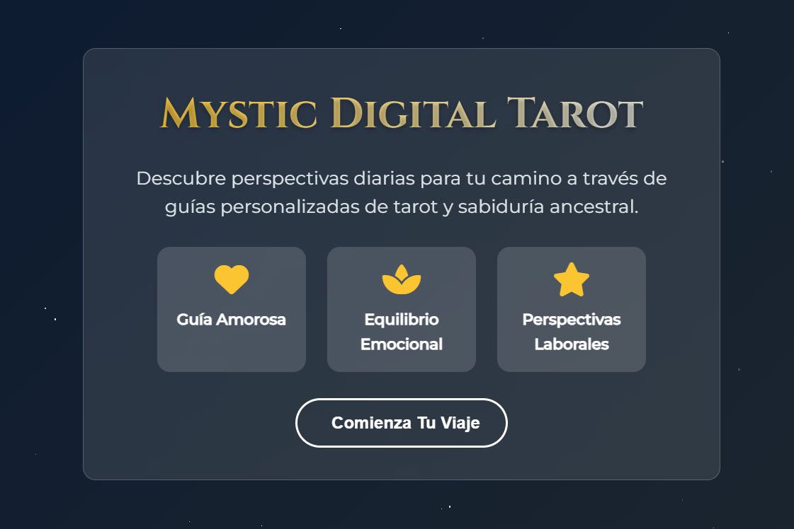 Mystic Digital Tarot: Guía Zodiacal Diaria para Amor, Trabajo y Riqueza