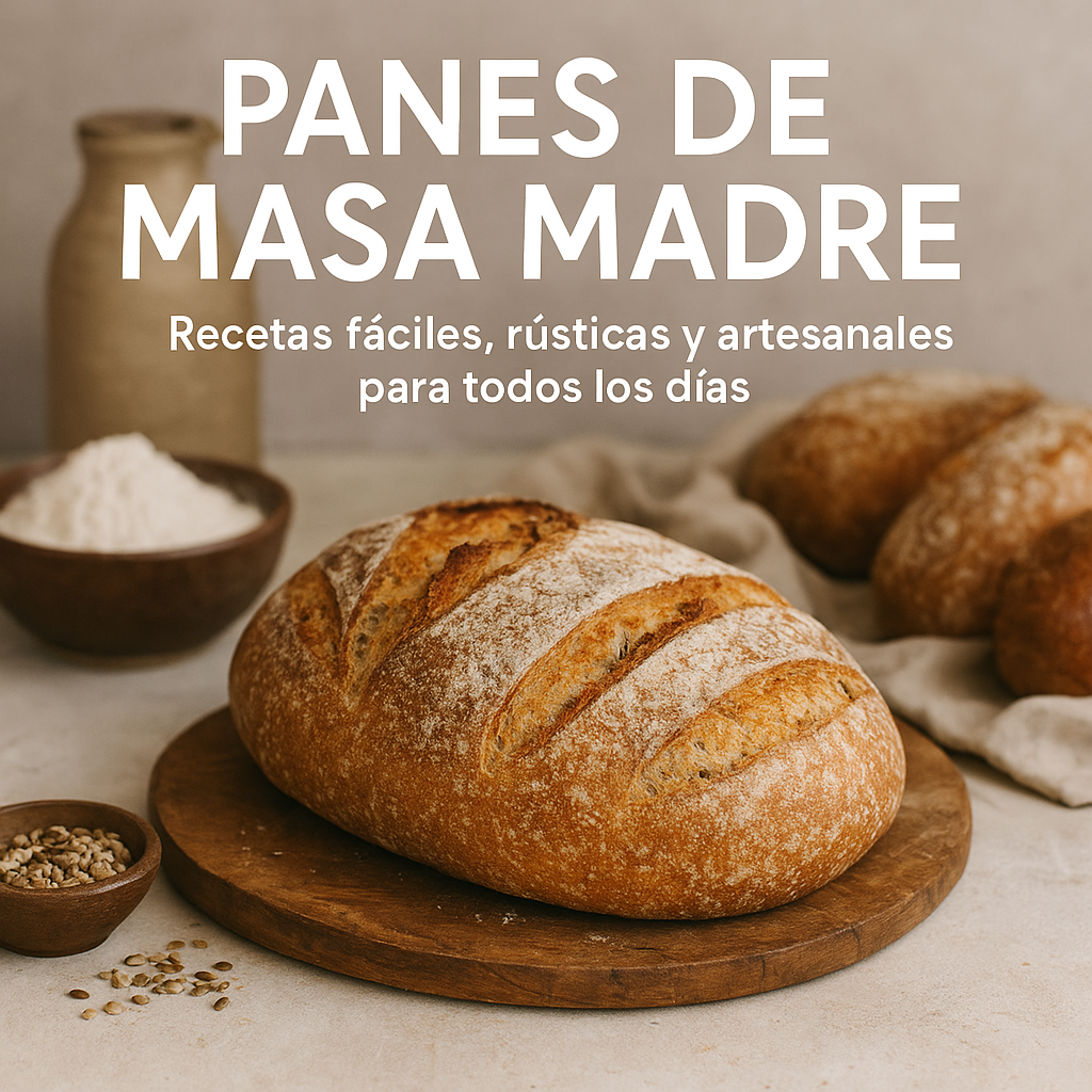 Panes de Masa Madre: Recetas Fáciles, Rústicas y Artesanales para Todos los Días