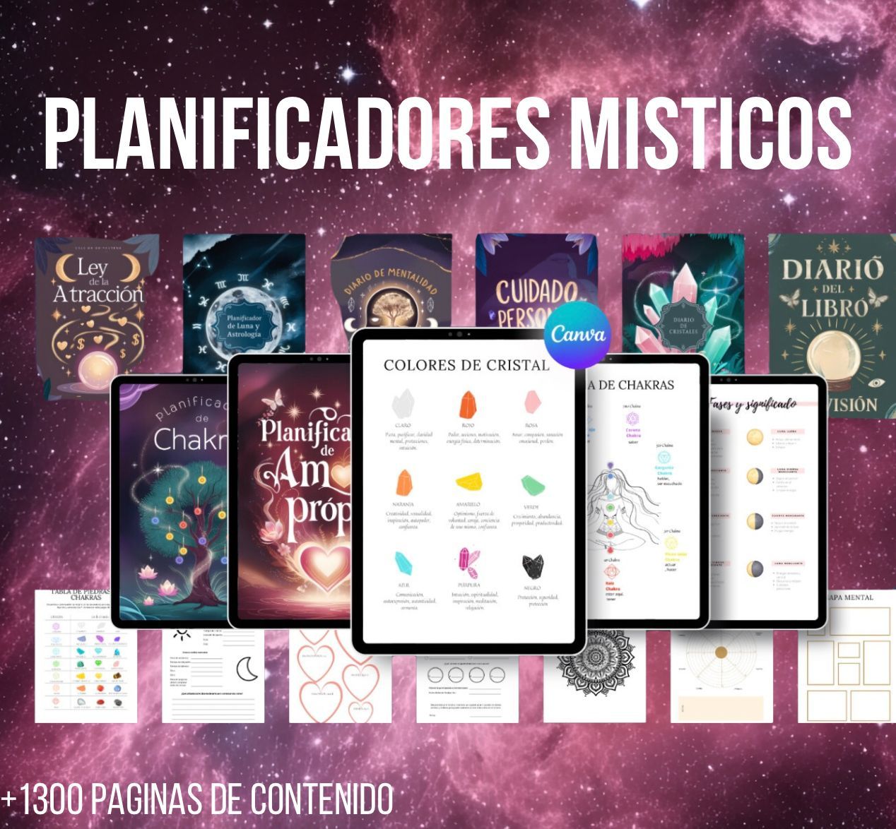 Paquete Planificadores Misticos