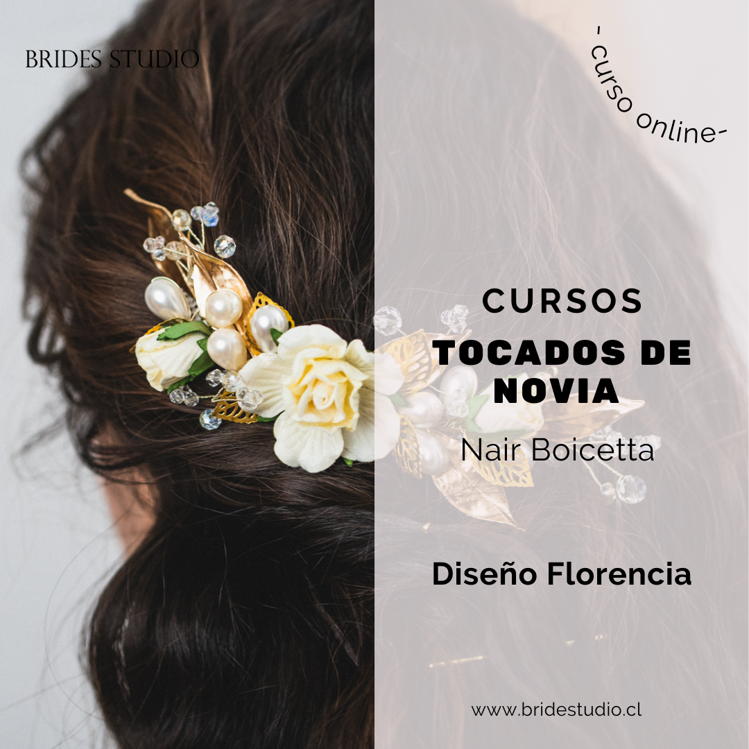 Curso de tocados para novia - Diseño Florencia