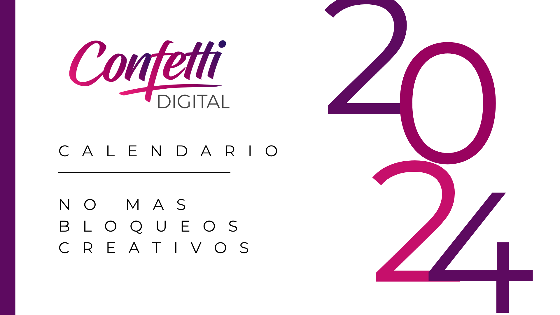 Calendario de contenidos - NO MAS BLOQUEOS CREATIVOS