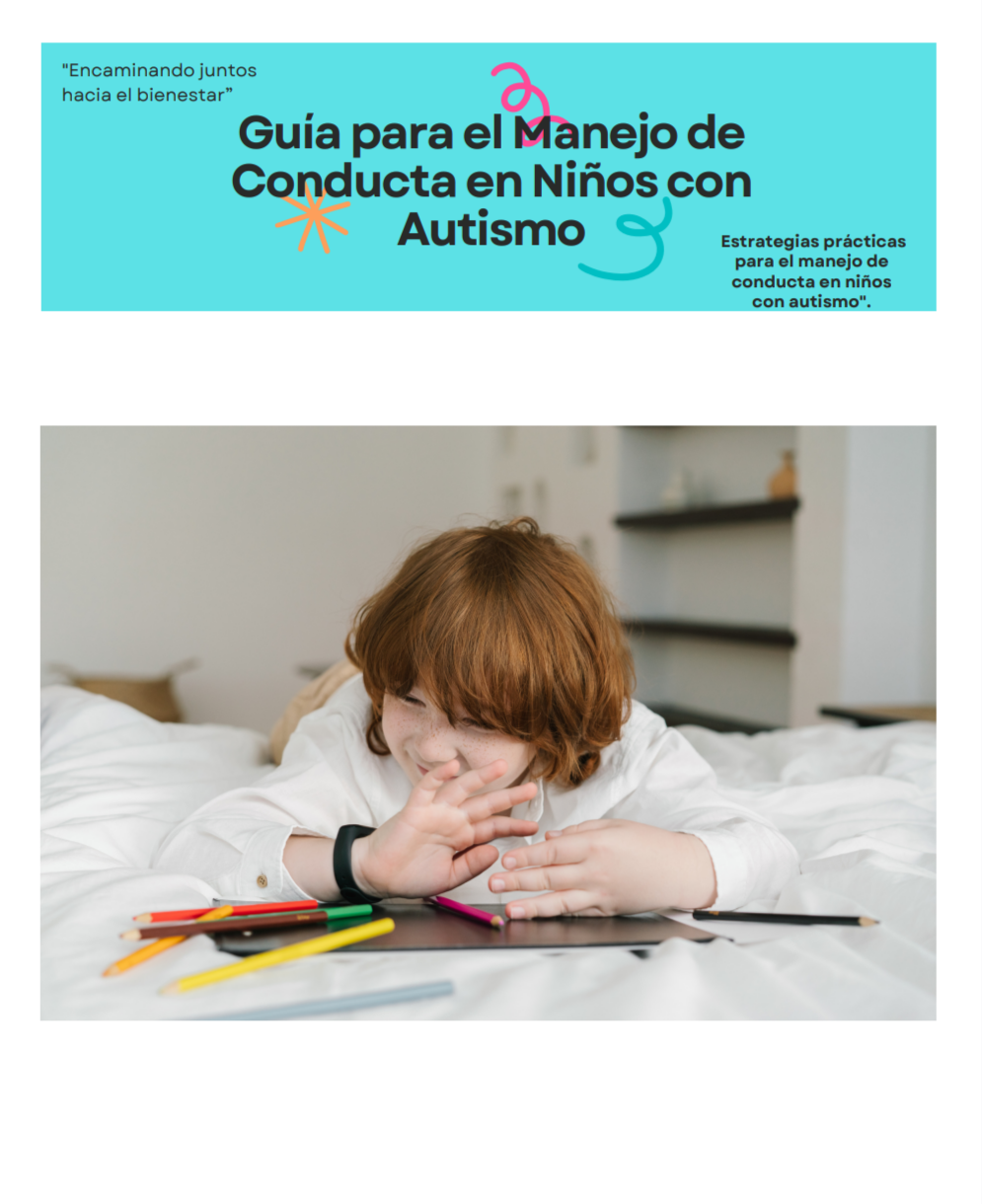 Guía práctica para el manejo de conducta en niños con Autismo