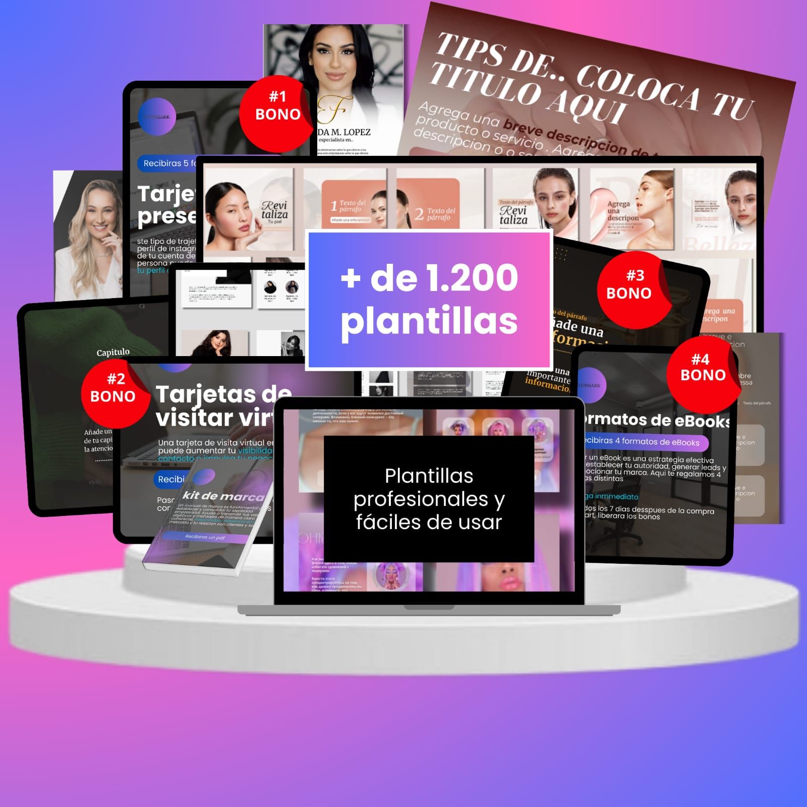 CANVA PACK PREMIUM - PLANTILLAS EDITABLES