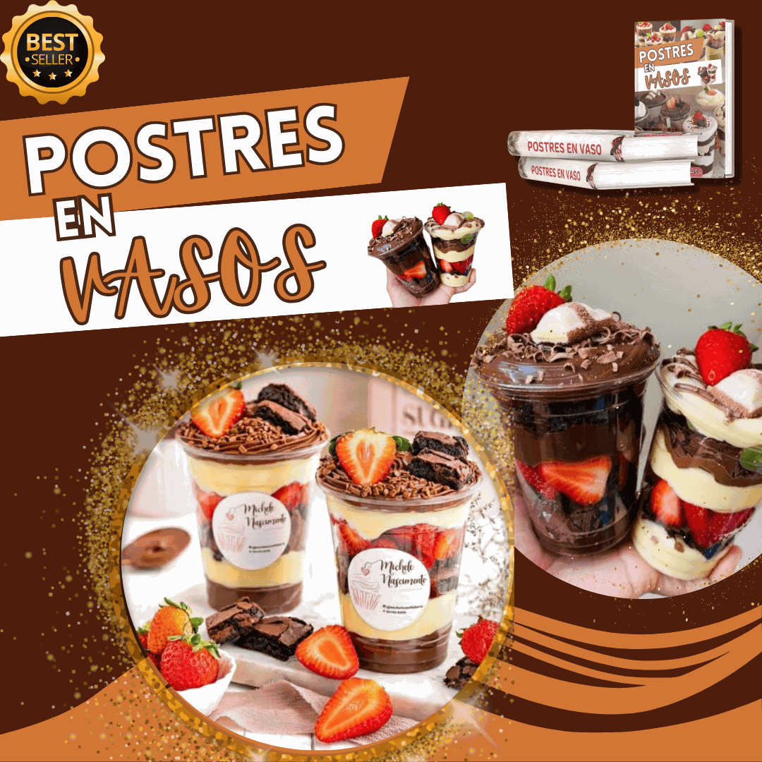 ????Postres en Vaso: Recetas Fáciles y Rentables!????