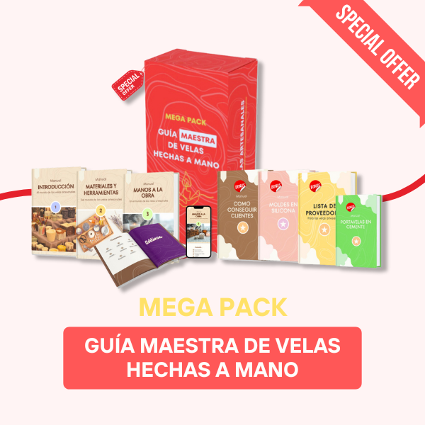 Mega Pack Guía Maestra De Velas Hechas a Mano