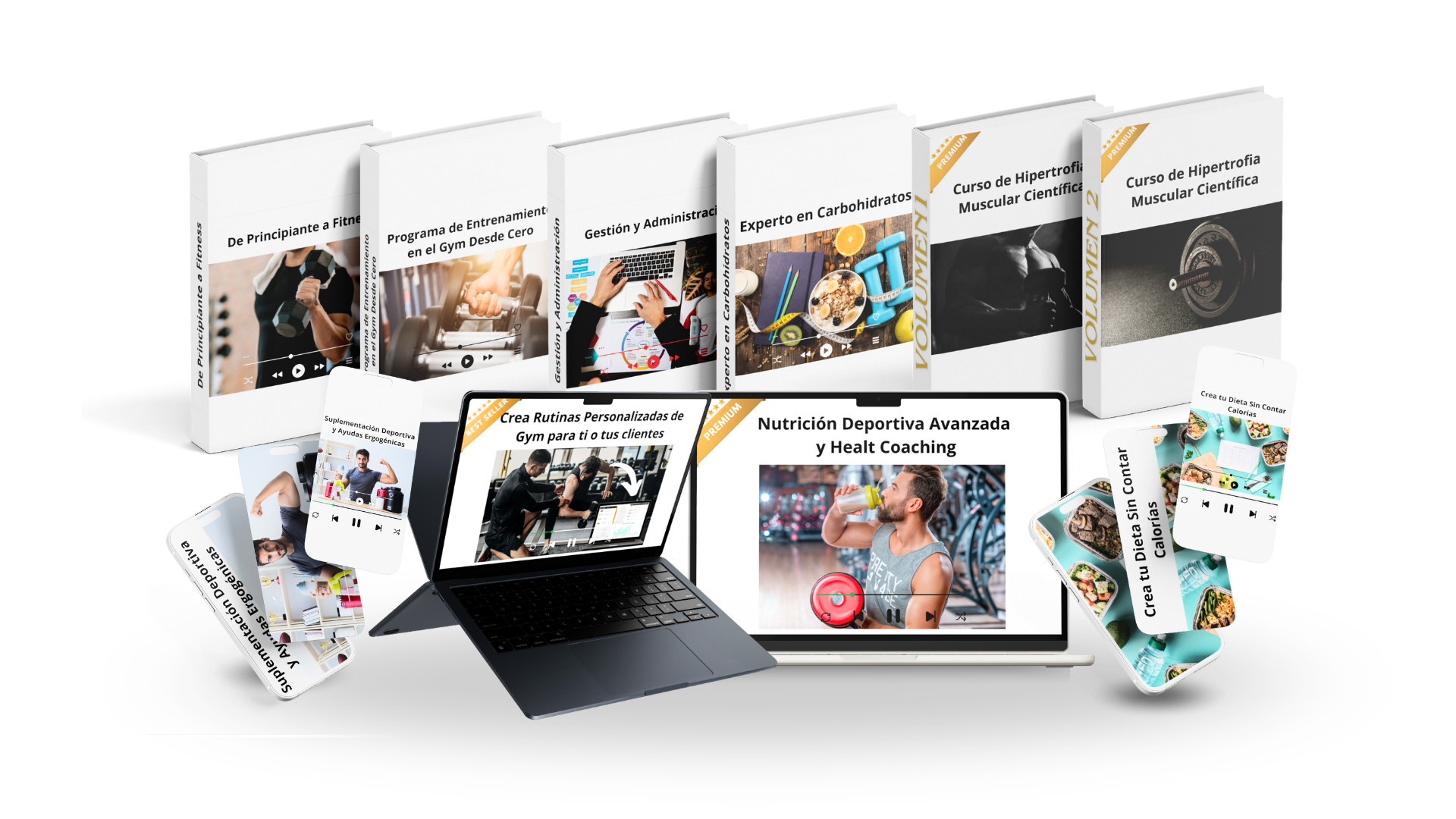 Escuela Completa Fitness - 12 cursos