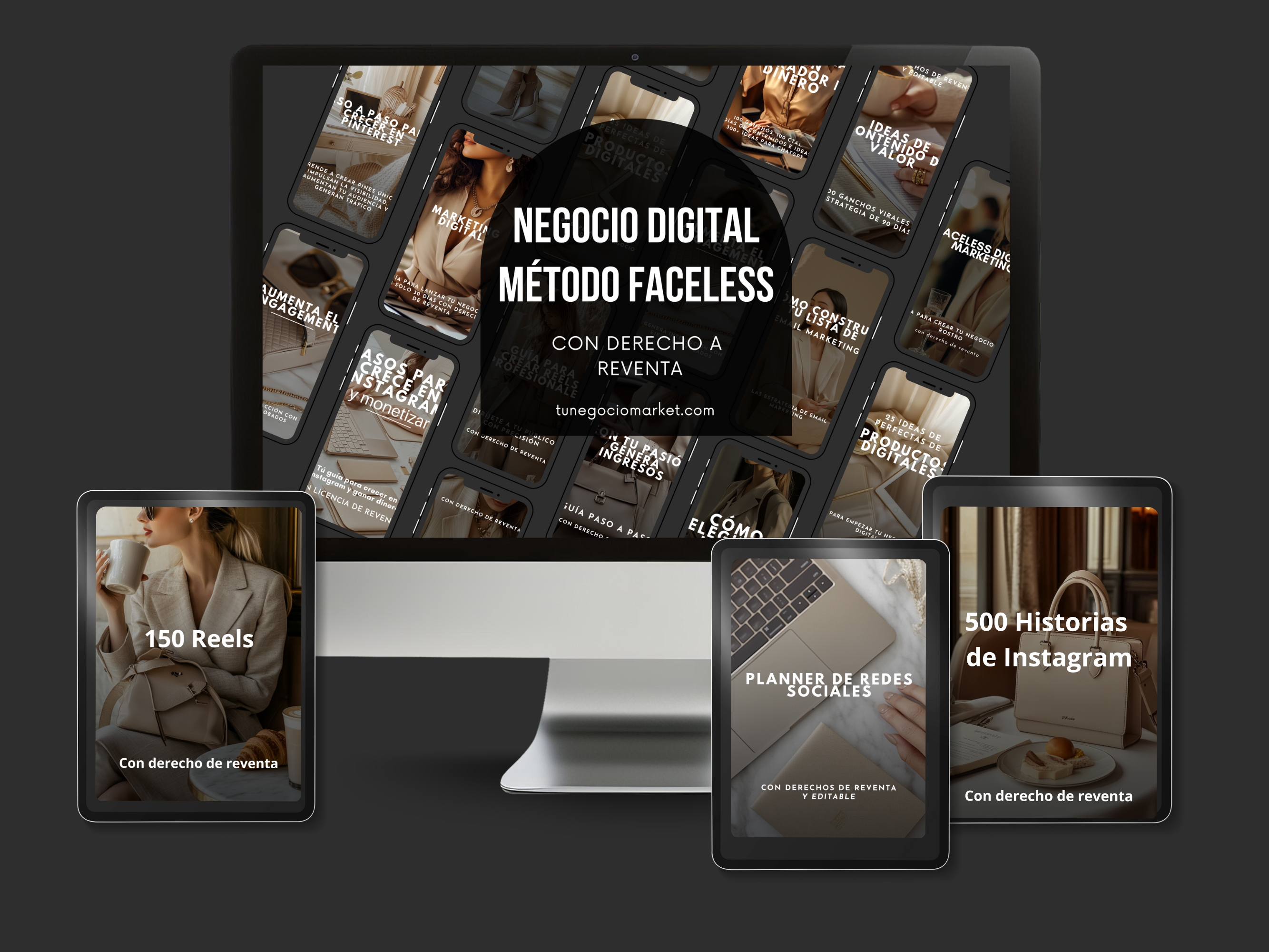 Pack de 14 Guías del Método Faceless: Crea tu Negocio Digital Sin Mostrar tu Rostro