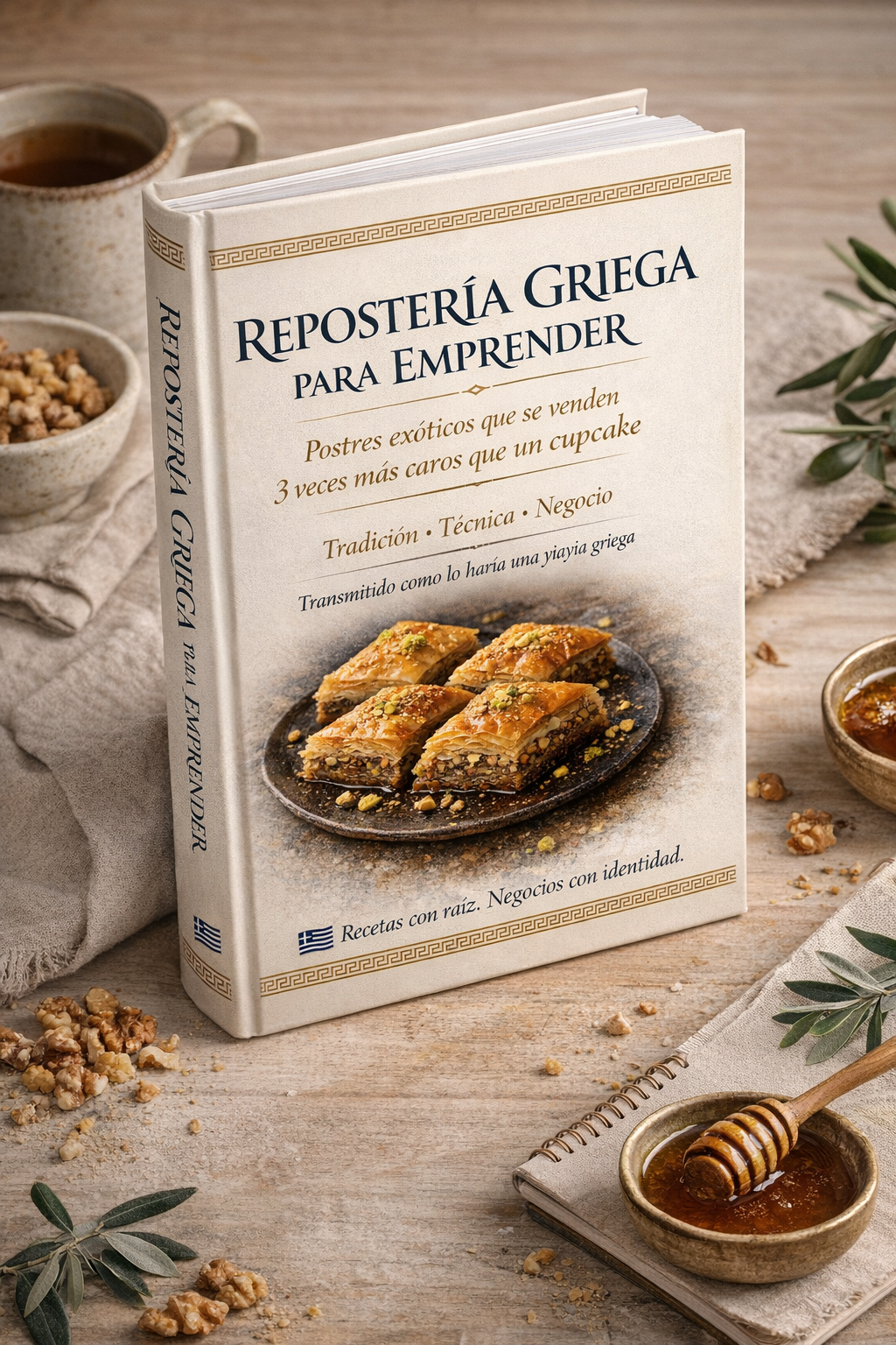 Repostería Griega para Emprender: postres exóticos que se venden más caros que un cupcake