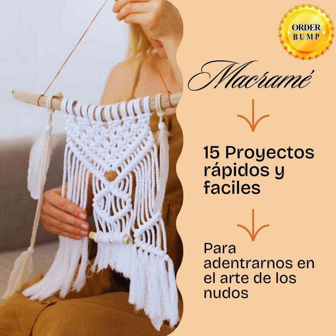 Macramé 15 proyectos rápidos y faciles para adentrarnos en el arte de los nudos