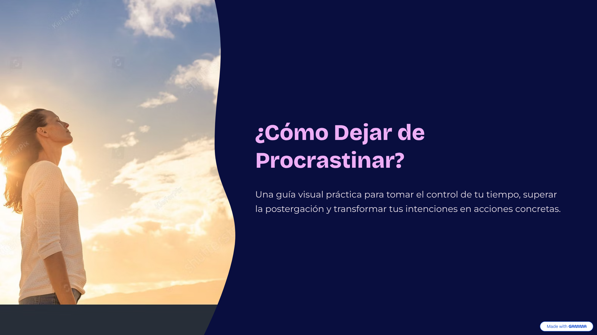 ¿Cómo dejar de procrastinar?